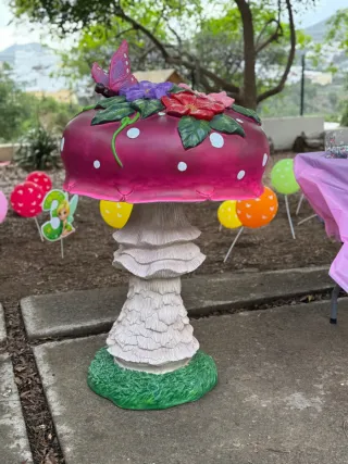 Alquiler Seta Decoración Eventos de resina