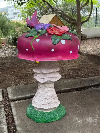 Alquiler Seta Decoración Eventos de resina