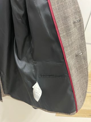 Blazer Lana Armani Jeans Marrón Talla M