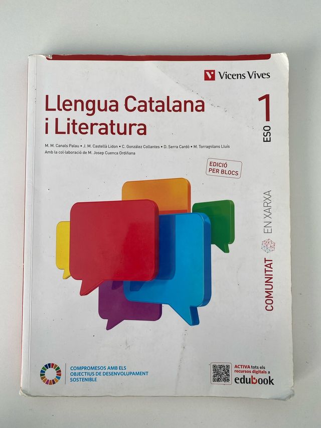 LLENGUA CATALANA I LITERATURA 1 BL (COMUNITAT EX)