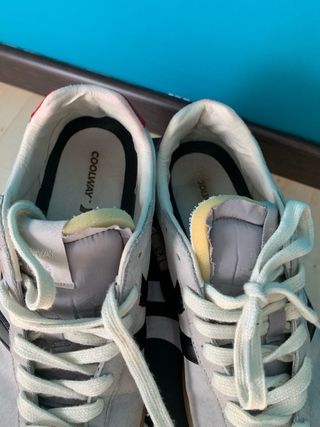 Zapatillas Coolway Beige y Rojo