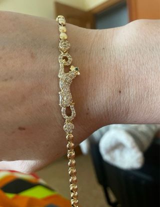 Pulsera Pantera Oro 18k Inspirada Cartier