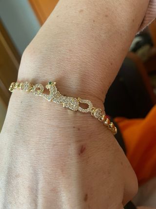 Pulsera Pantera Oro 18k Inspirada Cartier
