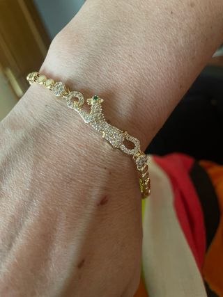 Pulsera Pantera Oro 18k Inspirada Cartier