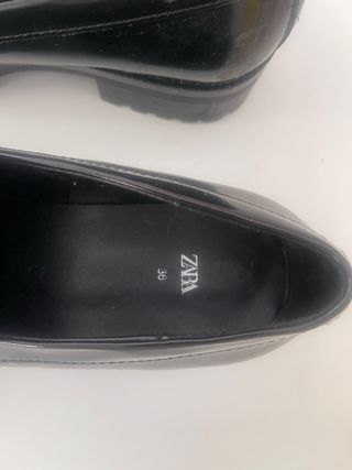 Mocasines Zara negros talla 36