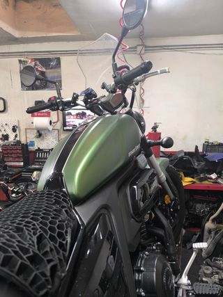 Moto Macbor Rockster 410 Verde MUCHOS EXTRAS