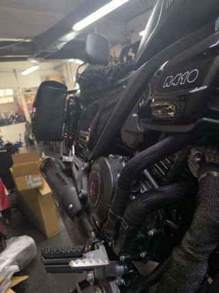 Moto Macbor Rockster 410 Verde MUCHOS EXTRAS