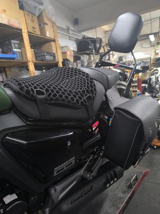 Moto Macbor Rockster 410 Verde MUCHOS EXTRAS