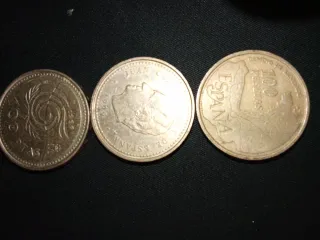 Lote 3 monedas antiguas España