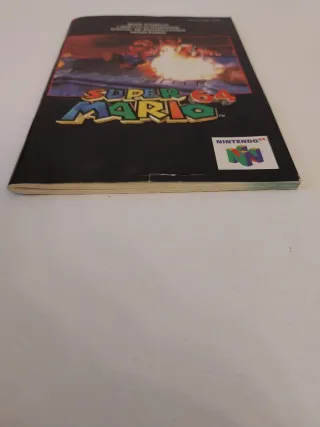 Manuale Super Mario 64 Nintendo 64 Originale