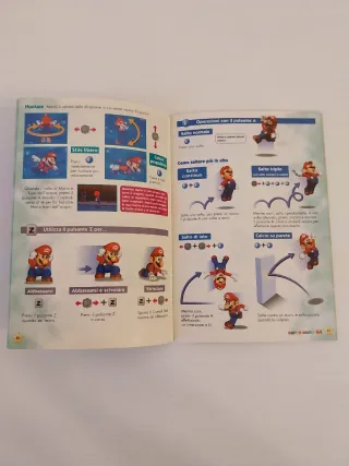 Manuale Super Mario 64 Nintendo 64 Originale