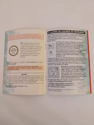 Manuale Super Mario 64 Nintendo 64 Originale