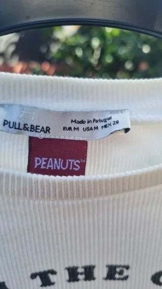 Camiseta Pull&Bear Snoopy Niña Blanca