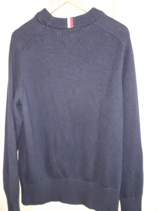 Jersey Tommy Hilfiger Azul Marino,AXILA 57/LARGO7