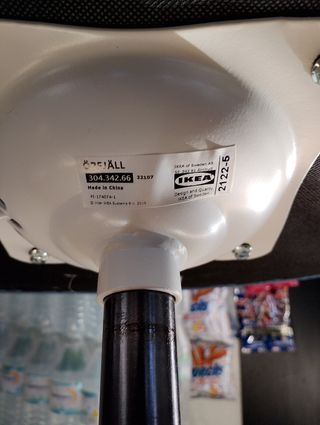 Silla de oficina azul y negra