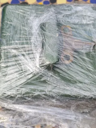 Reloj de sellar vintage verde