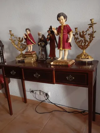 Mesa aparador caoba 3 cajones