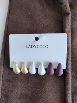 Lote pendientes lágrima LADYCOCO