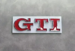 Logo Insignia GTI para Maletero Vw Golf Polo Fsi