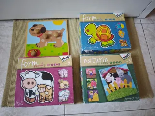 Puzzles infantiles Diset y Goula 2-3 años