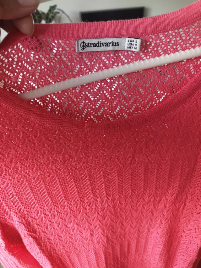 Jersey Stradivarius Rosa Talla S