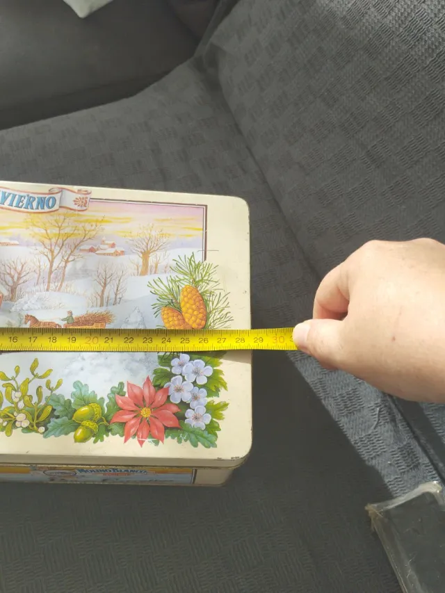 Caja Vintage Navideña El Invierno