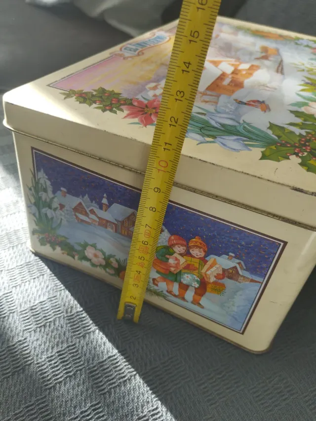 Caja Vintage Navideña El Invierno