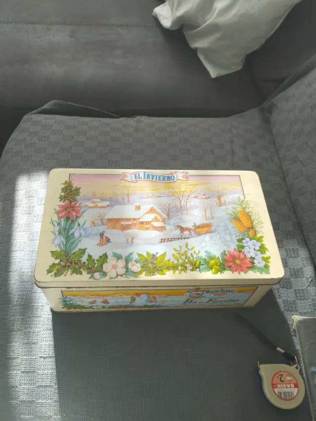 Caja Vintage Navideña El Invierno