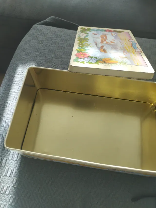 Caja Vintage Navideña El Invierno