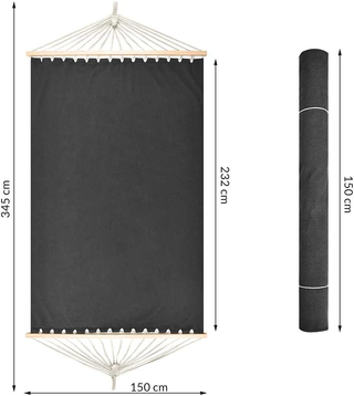 Amaca da Giardino Doppia 2 Posti 232 x 148 cm Barr