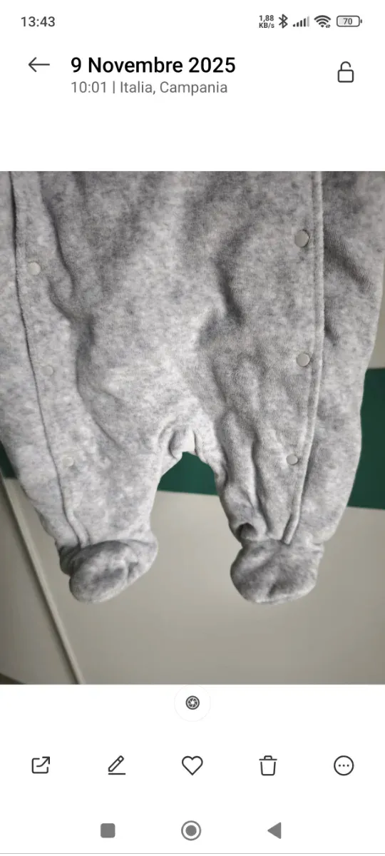 Tuta neonato Eskimo nuovo 1-3 mesi 56 cm..