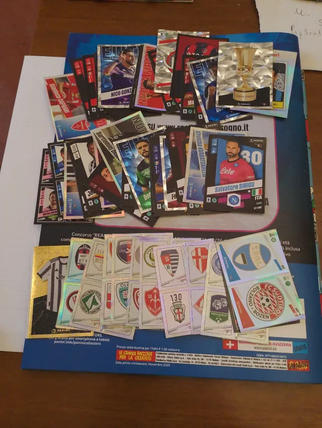 60 Figurine Calciatori Panini