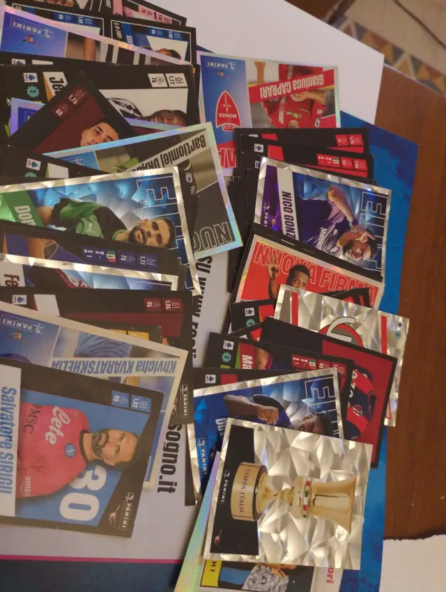 60 Figurine Calciatori Panini