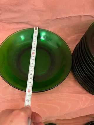 Vajilla Duralex Verde Vintage