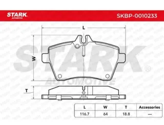Pastiglie Anteriori Mercedes Classe A/B w169/w245