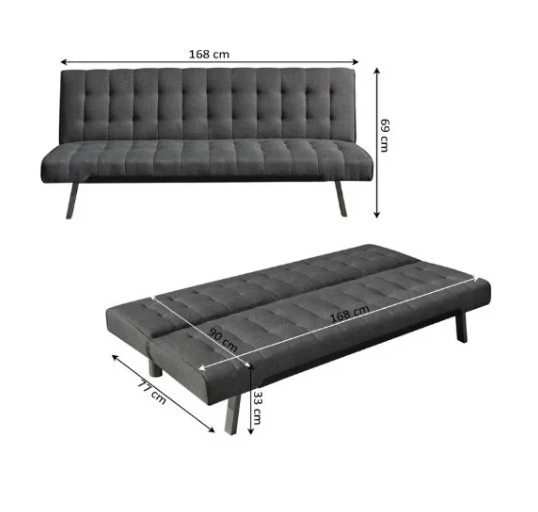 ENVIAMOS GRATIS DOMICILIO Sofá Cama Clic Clac Gris