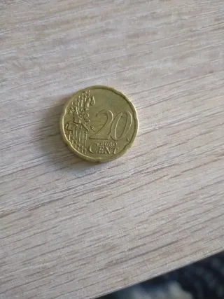 Moneda 20 céntimos Euro 2002 Austria