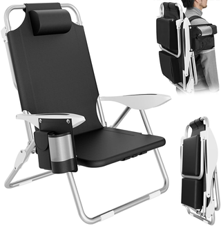 Spiaggina Pieghevole Portatile Sedia Sdraio da Spi