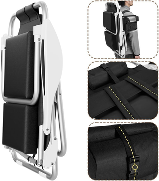 Spiaggina Pieghevole Portatile Sedia Sdraio da Spi