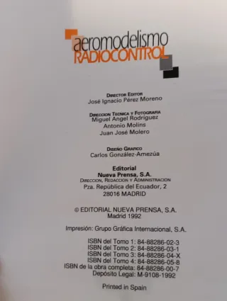 Aeromodelismo Radiocontrol Libro