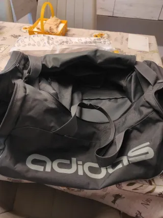 Bolso de viaje Adidas verde oscuro