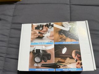 Lupa diadema LED para trabajos de precisión