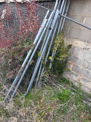 Valla de obra metálica