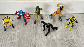 Lote Figuras Marvel PVC Yolanda Años 90