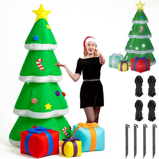 Gonfiabile Albero di Natale XXL per Esterni ed Int