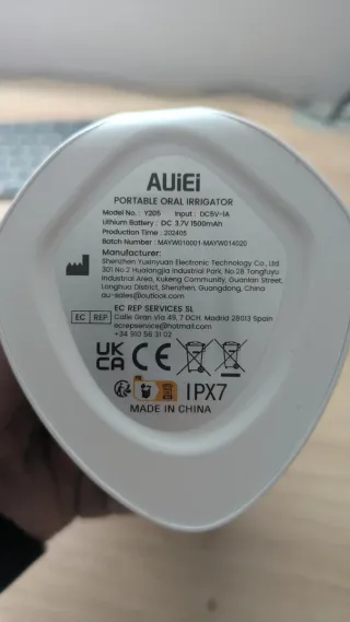 Irrigador Bucal Portátil AUIEI Y205