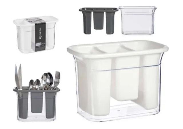 Scolaposate 20 cm grigio trasparente