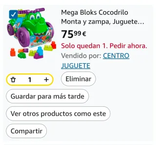 Correpasillos Cocodrilo Tragabloques