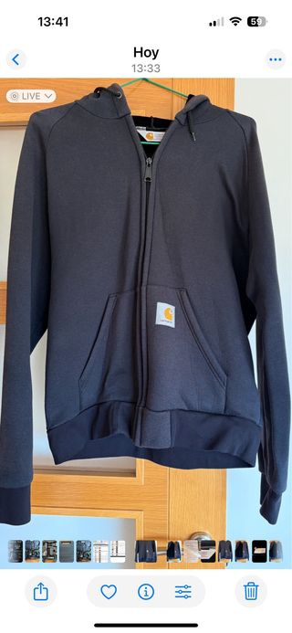 Sudadera Carhartt Hombre Negro