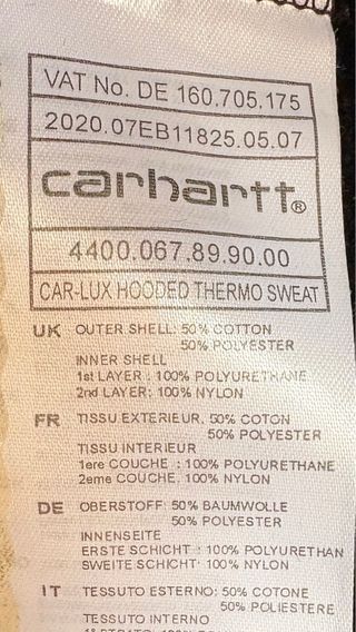 Sudadera Carhartt Hombre Negro